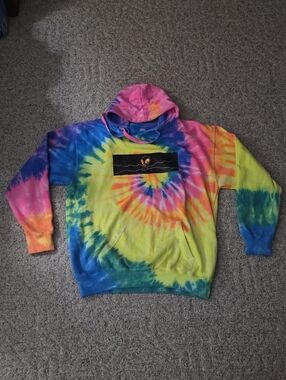 Dream Clothing Alienated Tie Dye Hoodie Womens Large